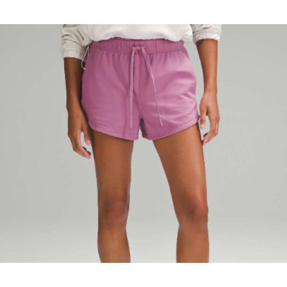 EUC Lululemon Inner Glow High-Rise Short 3" Velvet Dust 10